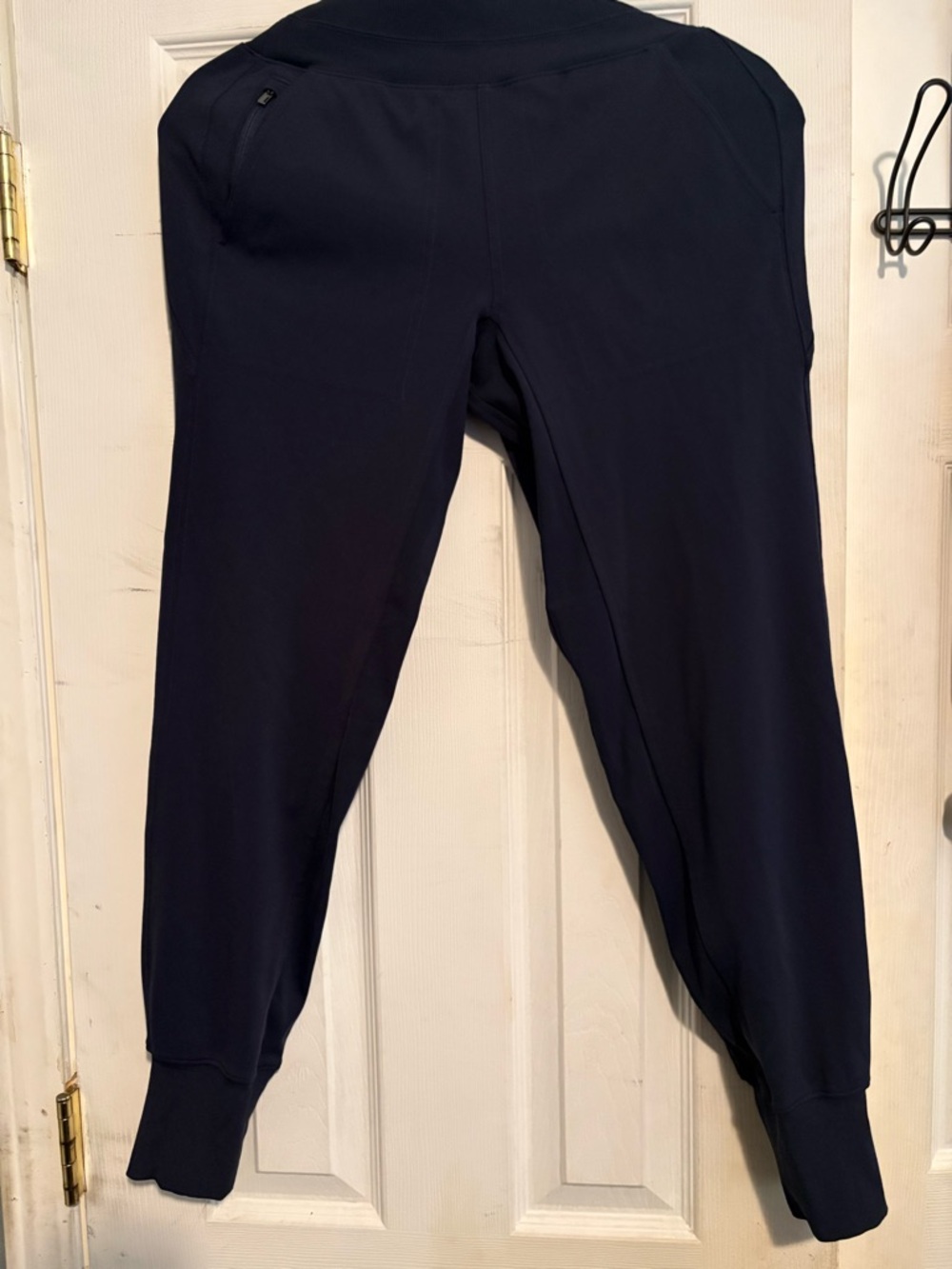 Athleta Navy Ribbed Performance Tank Top - Picture 2 of 3